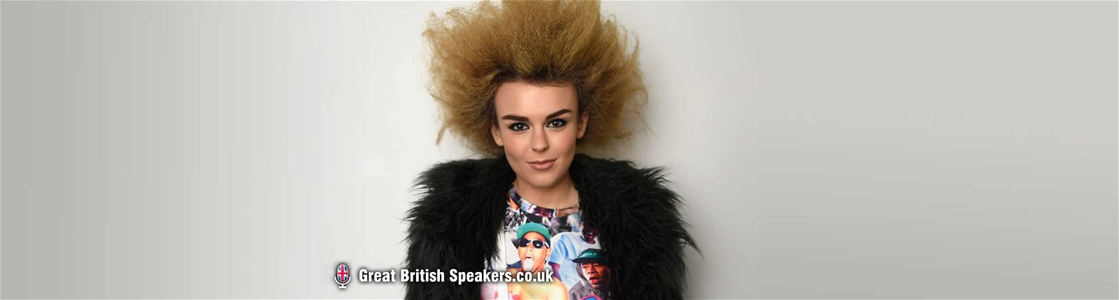 Tallia Storm Influencer Blogger model Singer at Great British Speakers