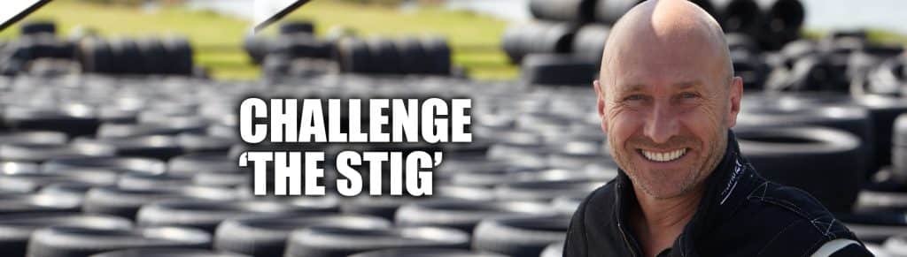 Challenge the Stig Perry McCarthy go karting day book at agent Great British Speakers
