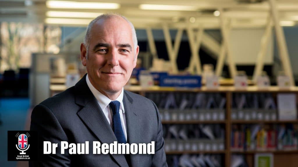 Dr Paul Redmond author keynote employment guru Millennials Generation X Future work wellbeing Graduate Recruitment speaker at agent Great British Speakers