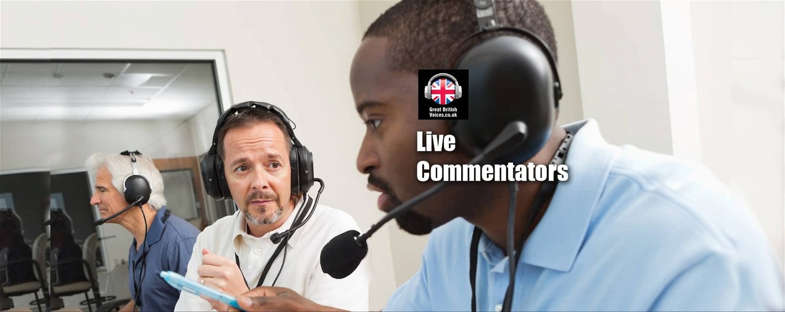 Live Commentators at Great British Voices-min