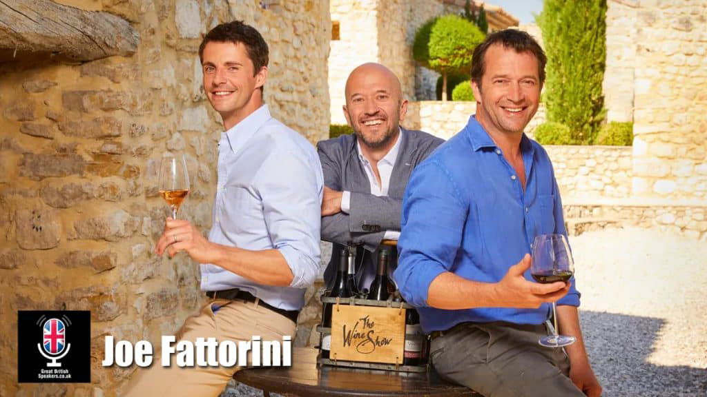 Joe Fattorini Wine Expert TV Presenter Writer The Wine Show speaker book at agent Great British Speakers
