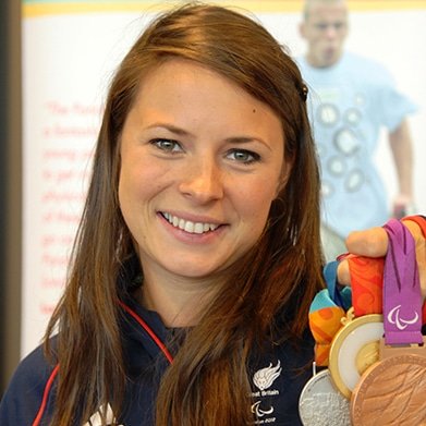 Liz Johnson hire Welsh UK GB Paralympic Champion swimmer motivational speaker book at Great British Speakers