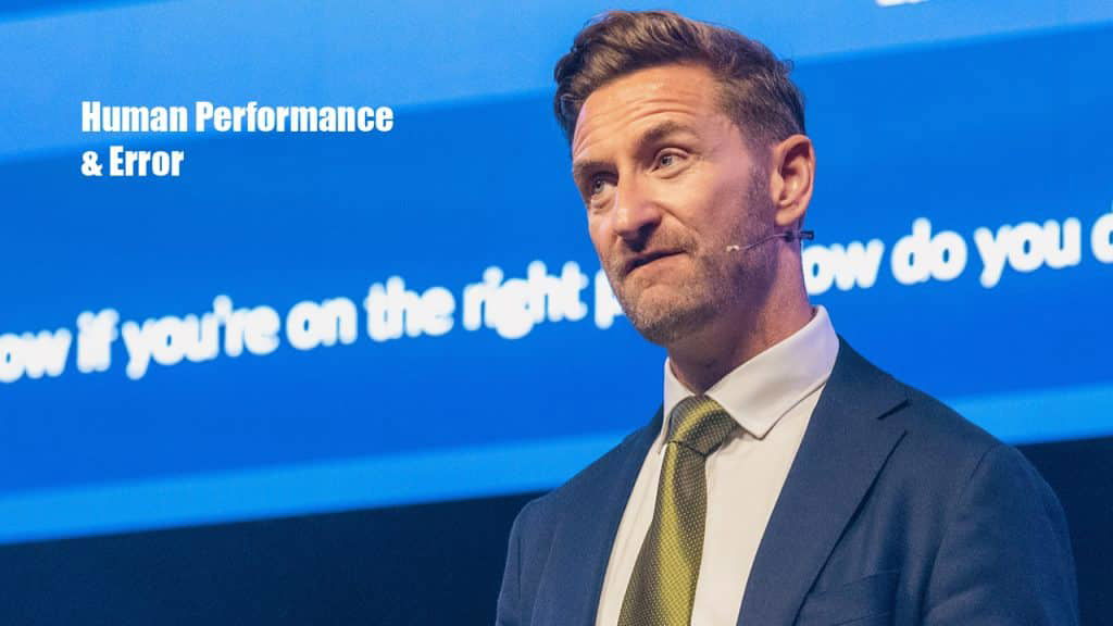Matt Lindley human performance and error at Great British Speakers