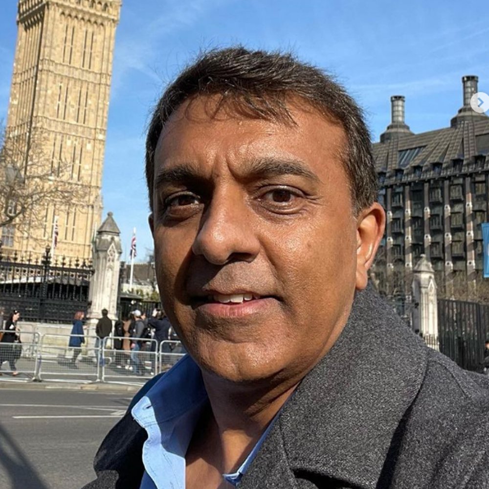Sohail Rahman Al Jezeera news anchor journalist live host moderator at Great British Speakers