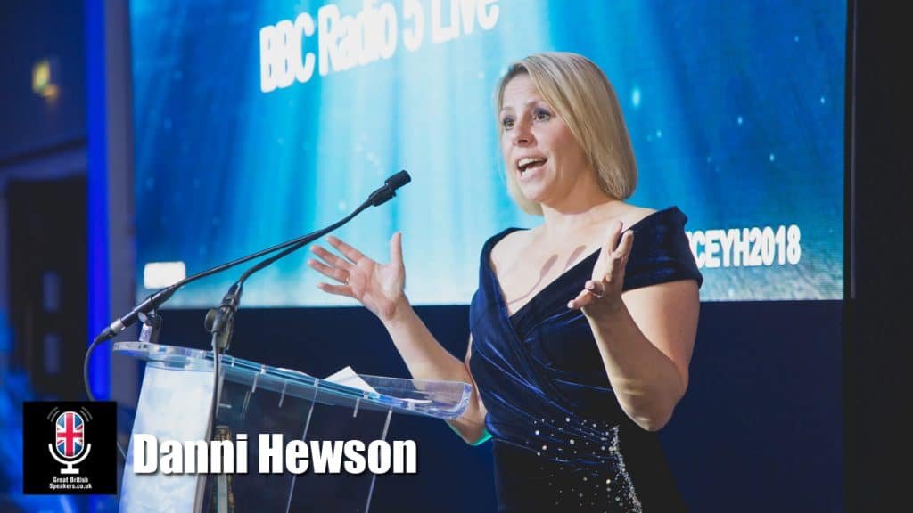 Danni Hewson BBC Business Economics journalist TV presenter speaker AJ Bell book at agent Great British Speakers