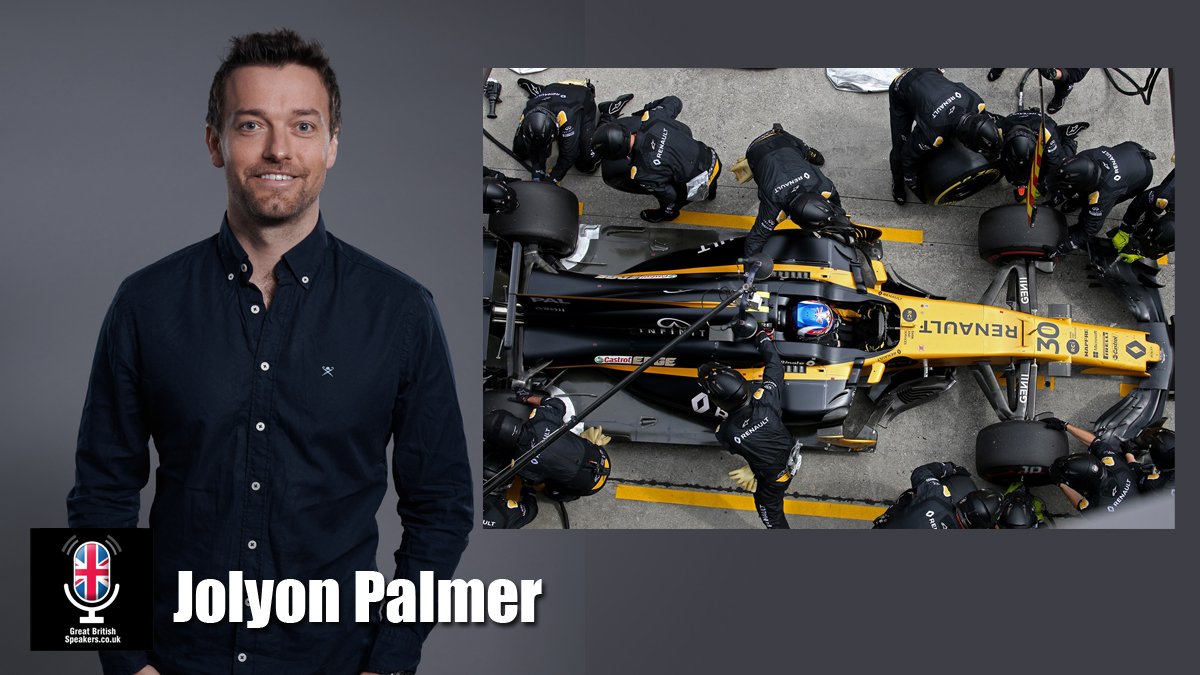 Jolyon Palmer F1 Driver TV Presenter Booking Agent