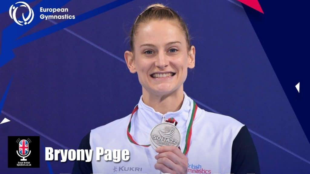 Bryony Page hire British individual trampoline Gymnast book at agent Great British Speakers...