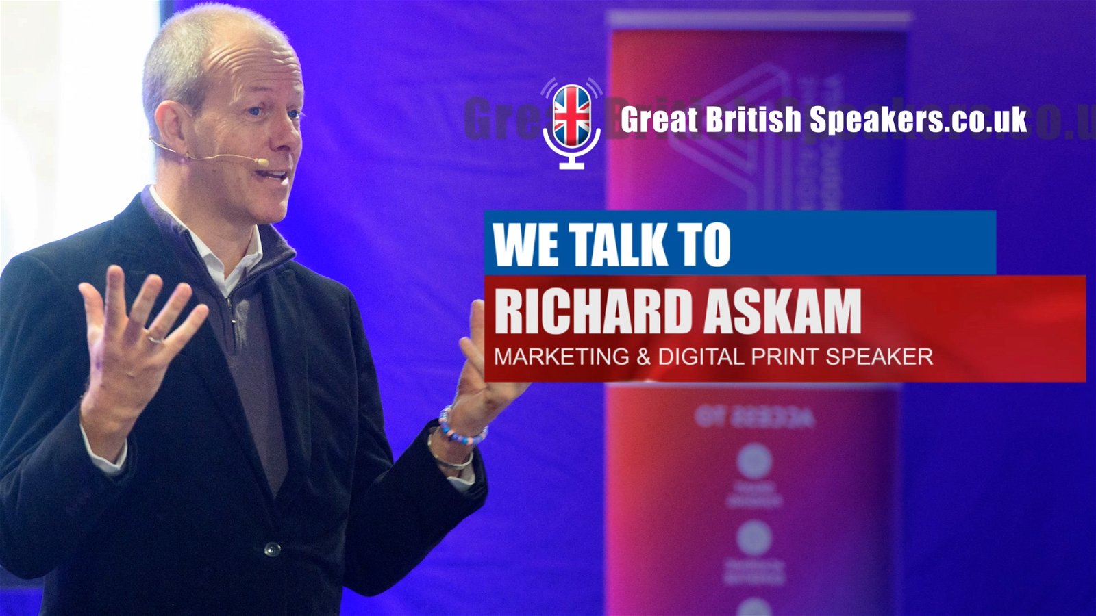 Richard Askam, branding speaker at Great British Speakers