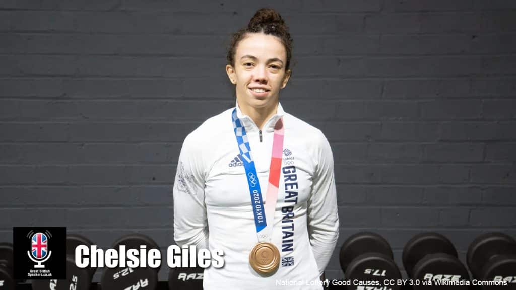 Chelsie Giles hire British Judoka speaker book at agent Great British Speakers...