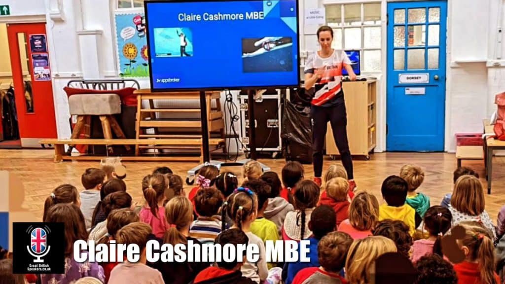 Claire Cashmore MBE hire Triathlon Wolrd Champion speaker book at agent Great British Speakers.