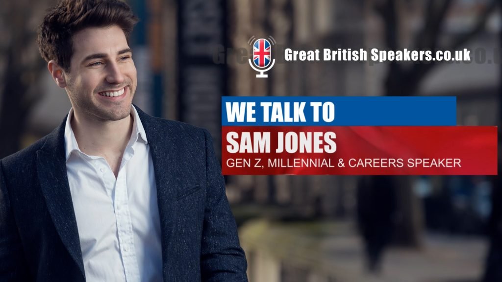 Sam Jones, Millennial and Gen Z speaker at Great British Speakers