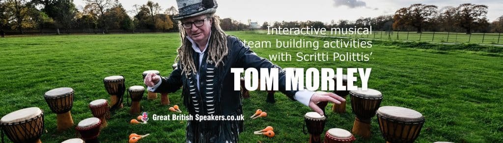 Corporate Team Building - with musician Tom Morley book at agent Great British Speakers