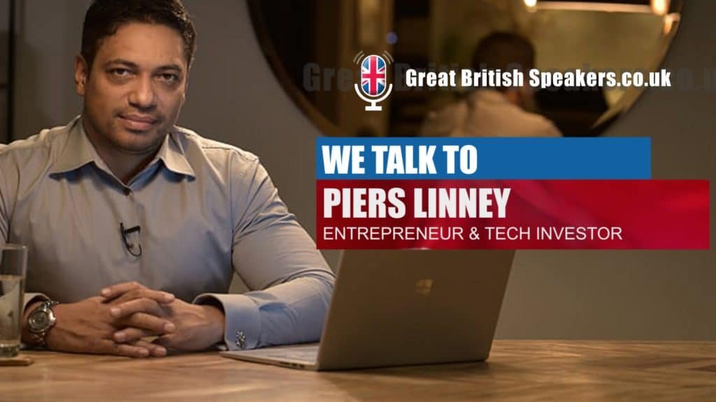 Piers Linney, tech and entrepreneur speaker at Great British Speakers