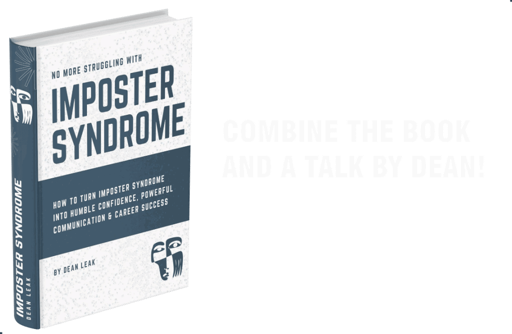 Dean Leak book imposter syndrome high performance mindset coach book at agent Great British Speakers