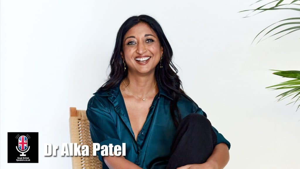 Dr Alka Patel - hire nutritian health Vitality Energy self care bio hacks public speaker book at agent Great British Speakers