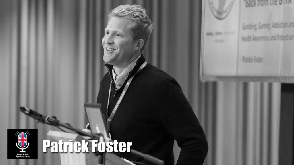 Patrick Foster hire former professional cricketer gambling addiction speaker book at agent Great British Speakers