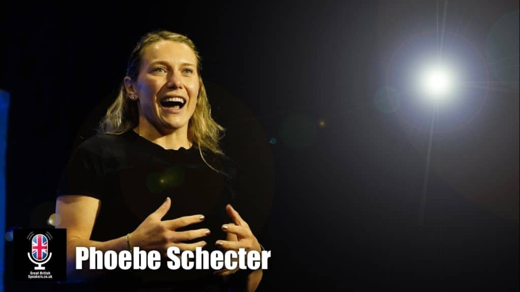 Phoebe Schecter first woman NFL coach Team GB American footballer speaker at agent Great British Speakers