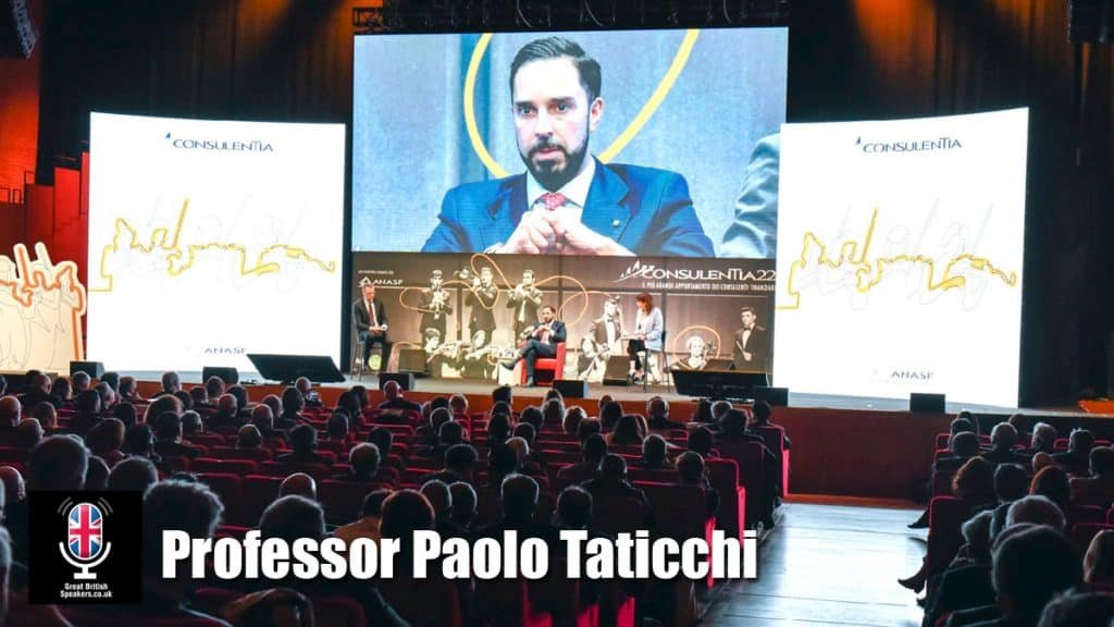 Professor Paolo Taticchi global award-winning academic entrepreneur author consultant keynote speaker UCL London book at agent Great British Speakers