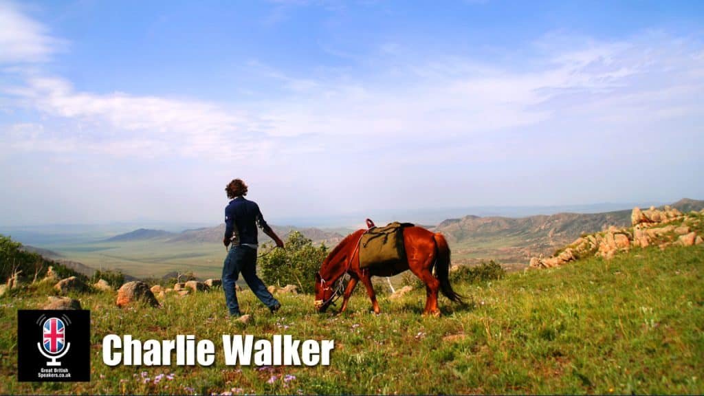 Charlie Walker hire motivational speaker explorer adventurer inspirational book at agent Great British Speakers