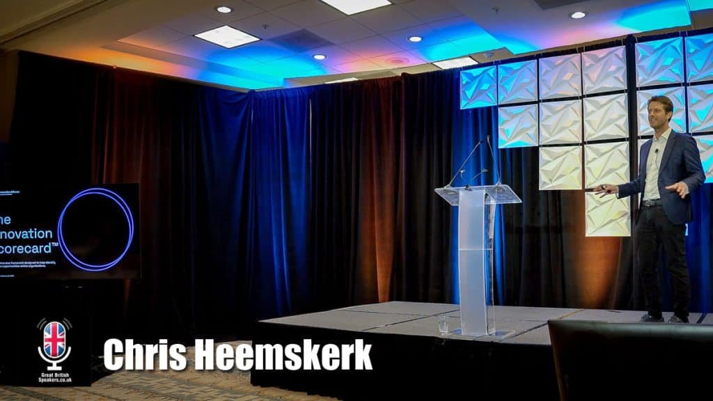 Chris Heemskerk - hire Founder and CEO of The Innovation Alliance speaker book at agent Great British Speakers