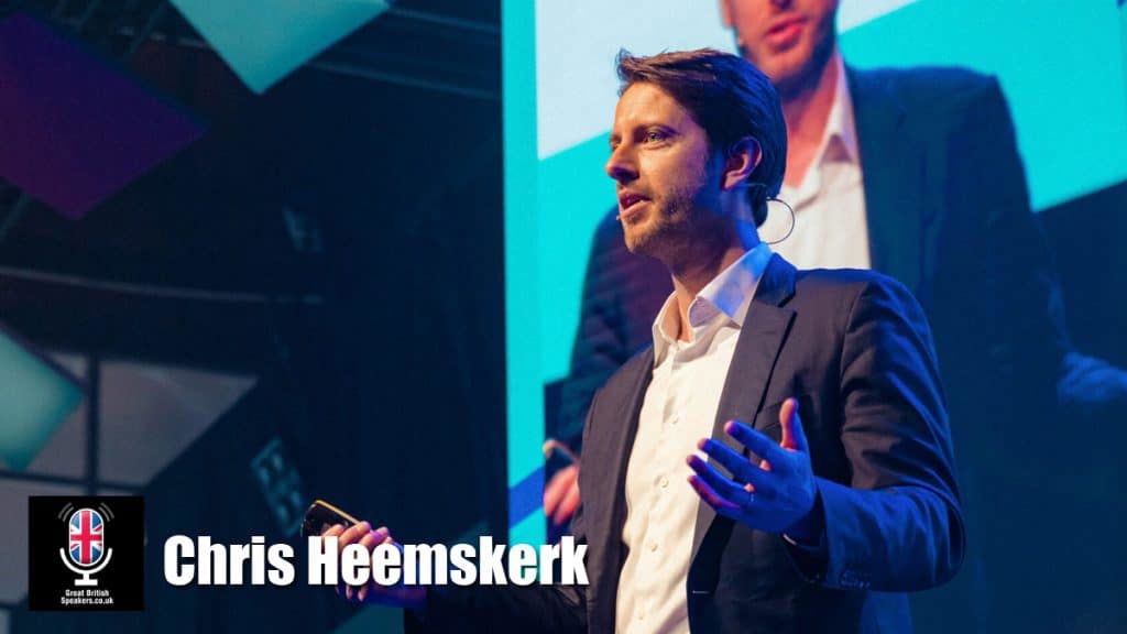 Chris Heemskerk hire Founder and CEO of The Innovation Alliance speaker book at agent Great British Speakers