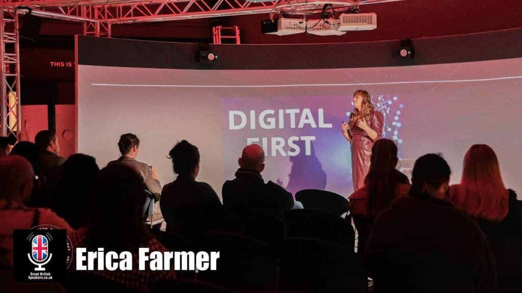 Erica Farmer hire Ai Linkedin workshops keynote speaker Learning and Development educational conference facilitator book at agent Great British Speakers