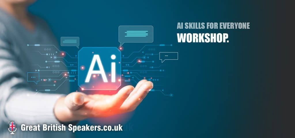 Interactive Artificial Intelligence workshops Erica Farmer book at Agent Great British Speakers