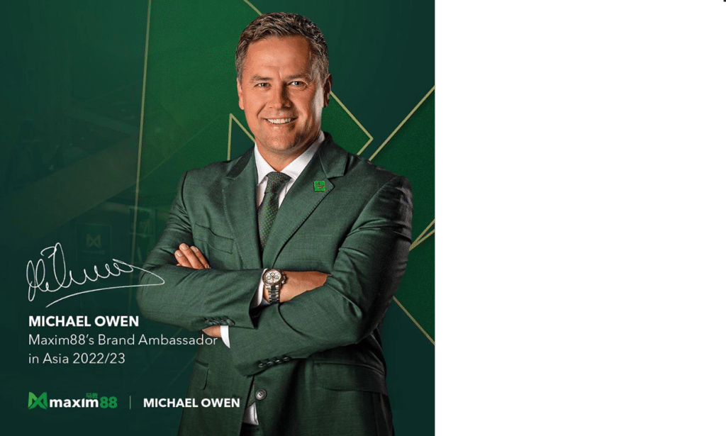 Michael Owen soccer football player after dinner speaker guest TV pundit book at agent Great British Speakers