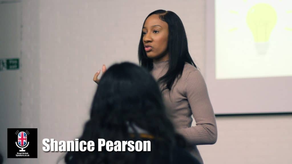 Shanice Pearson hire entrepreneur anti bullying passionate keynote speaker book at agent Great British Speakers
