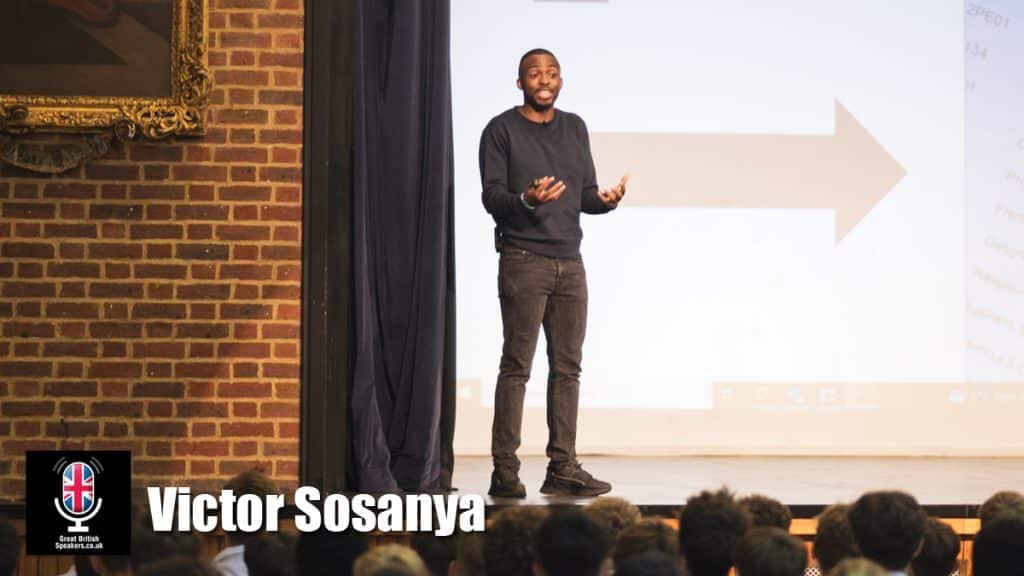 Victor Sosanya Finance Education government corporate keynote speaker entrepreneur book at agent Great British Speakers