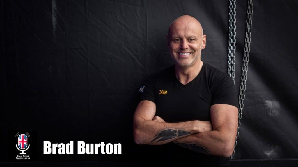 Brad Burton Number hire 1 UK Motivational speaker Teammaker Team Building workshops book at agent Great British Speakers