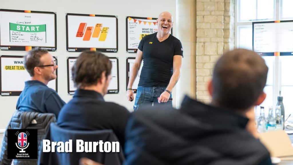 Brad Burton hire Motivational speaker Teammaker Team Building workshops book at agent Great British Speakers