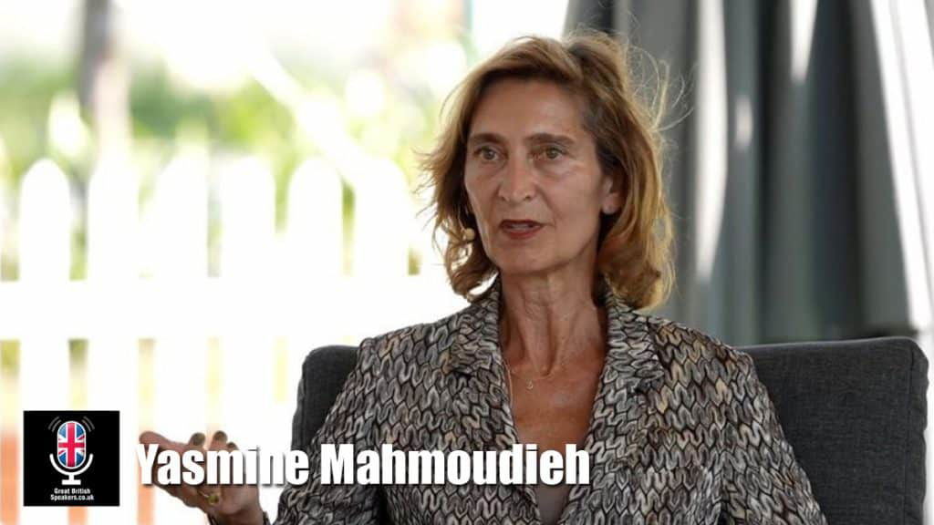 Yasmine Mahmoudieh international Architect Interior Designer Tech entrepreneur sustainability ambassador Founder & CEO motivational speaker at agent Great British Speakers