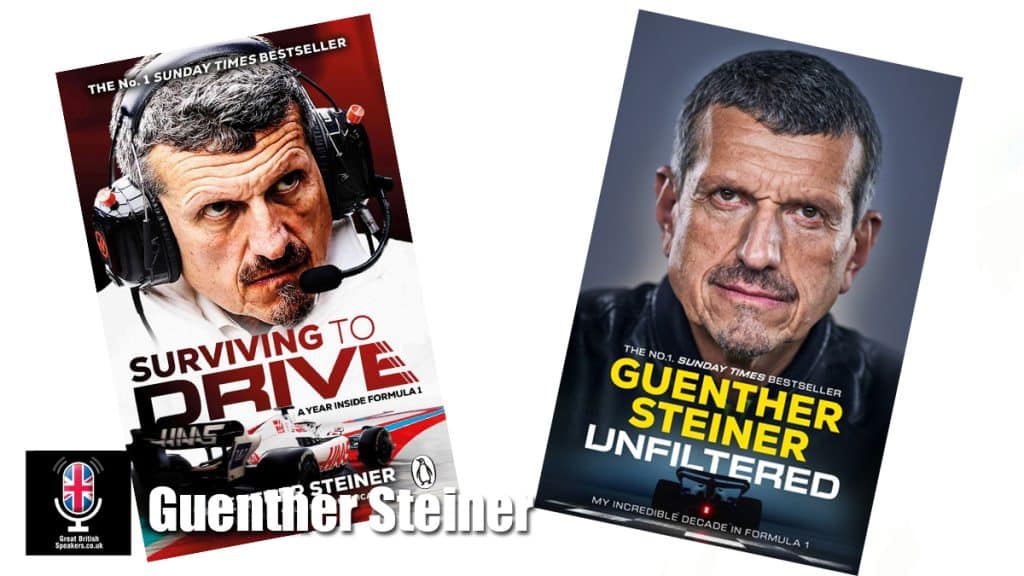 Guenther Steiner hire Formula 1 most popular Team principles speaker book at agent Great British Speakers.