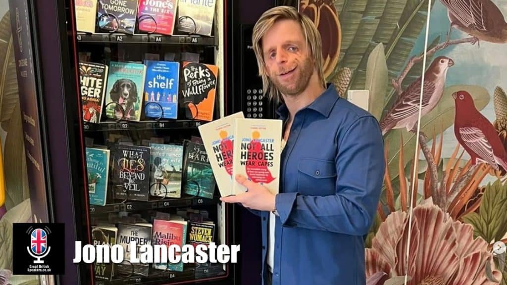 Jono Lancaster hire Author speaker book at agent Great British Speakers
