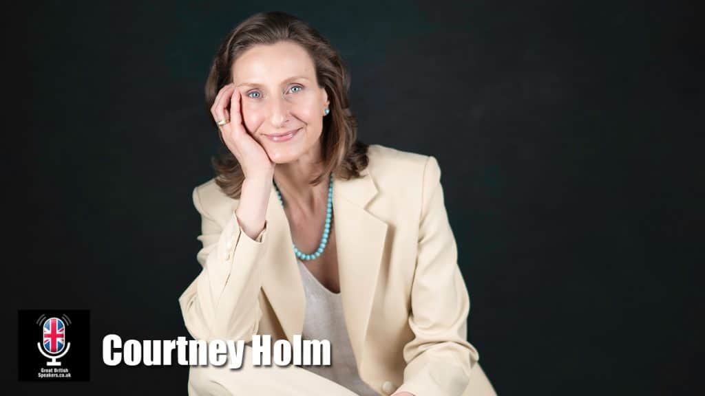 Courtney Holm hire climate change adaptation specialist speaker book at agent Great British Speakers