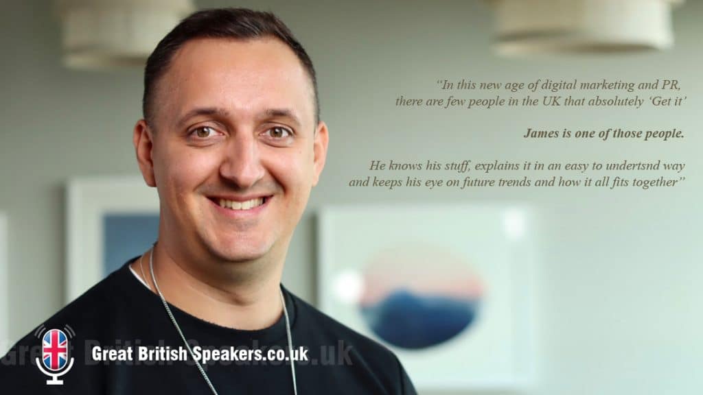 James PoulterCEO Vixen Labs Chat GPT workshops ai tech speaker at agent Great British Speakers