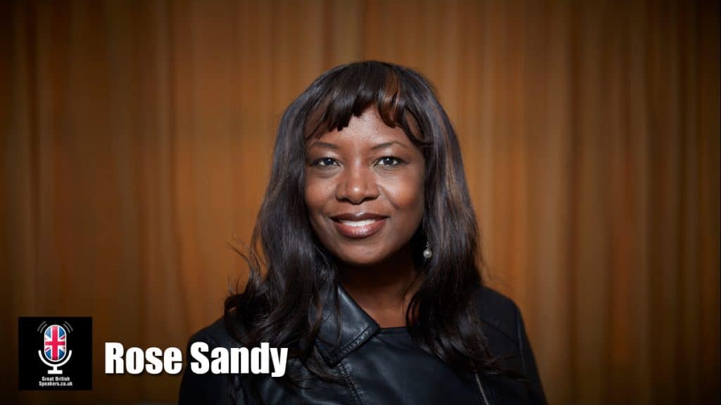 Rose Sandy hire professional in entertainment, media & publishing industries speaker book at agent Great British Speakers