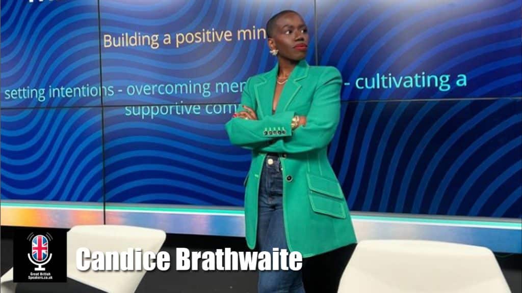 Candice Brathwaite hire Author, journalist & TV presenter speaker book at agent Great British Speakers