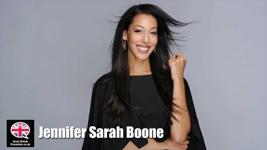 Jennifer Sarah Boone hire Moderator, Journalist and TV-Host speaker book at agent Great British Presenters