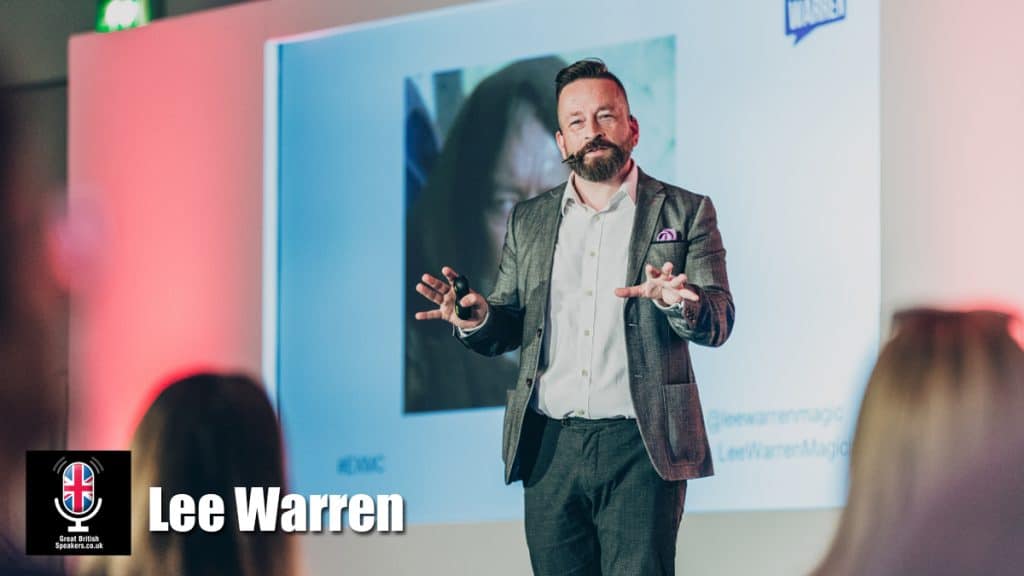 Lee Warren hire professional business speaker book at agent Great British Speakers