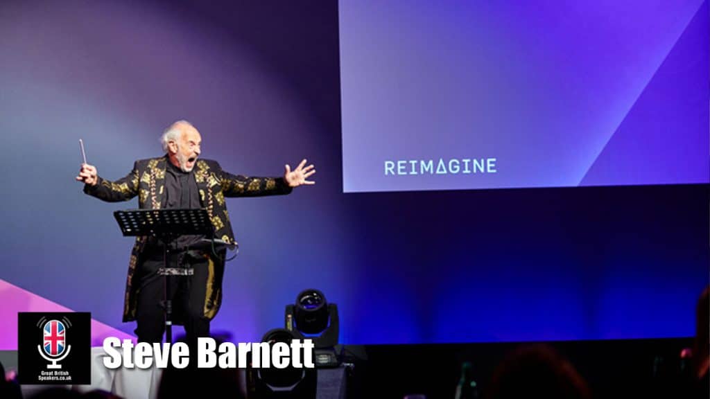 Steve Barnett hire The Silent Conductor speaker book at agent Great British Speakers