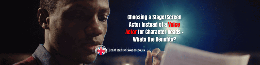 Voice Actor Screen Actors Stage Actors Character Reads Great British Voices