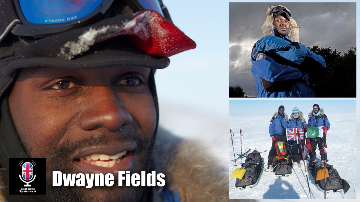 Book Dwayne Fields, BAME Adventurer Scout, Speaker agent