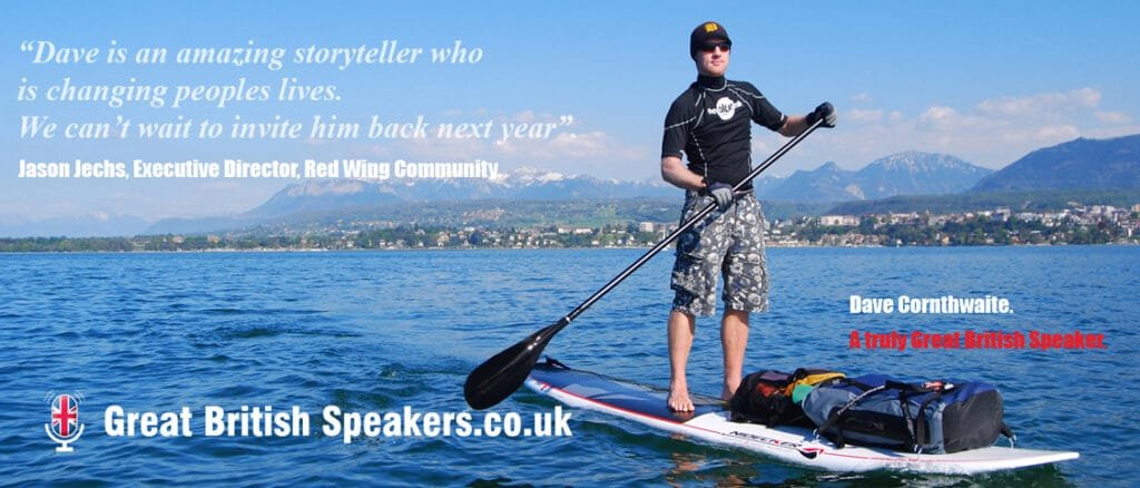 Dave Cornthwaite - Adventurer inspirational speaker at Great British Speakers 2017