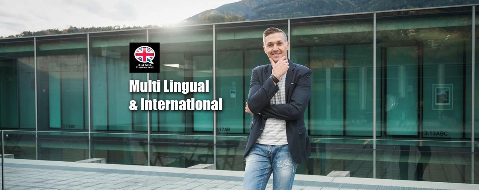 Multi Lingual International language expert hosts media professionals worldwide Europe USA at Great British Presenters-min