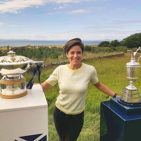 Eilidh Barbour Scottish Sports TV Presenter corporate awards Host BBC golf Sky Sports at Great British Speakers