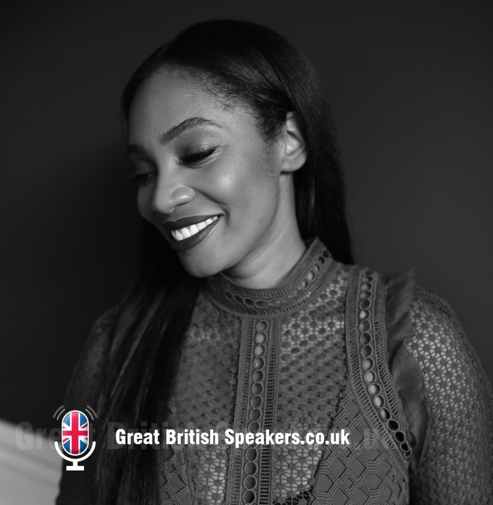 Samatha Johnson TRT world sports presenter diversity wellness host speaker at Great British Speakers