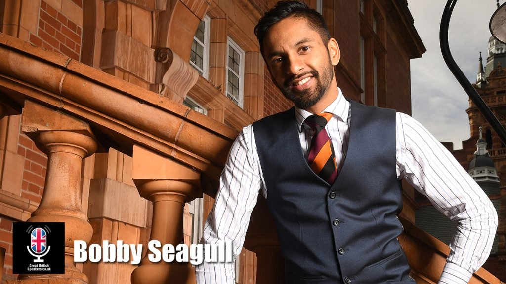 Bobby Seagull book School teacher television presenter author speaker STEM maths hire at Great British Speakers