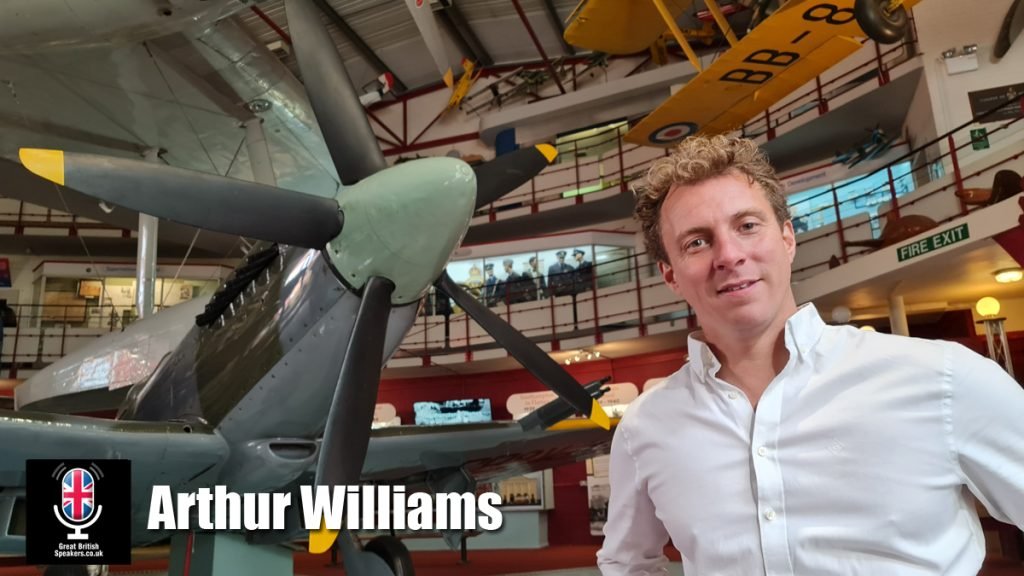 Hire Arthur Williams Book ex Royal Marine Aviation expert Paralympic cyclist TV presenter motivational speaker at agent Great British Speakers